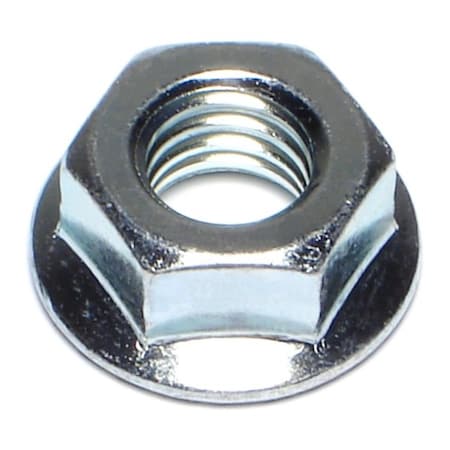 Midwest Fastener Flange Nut, 7/16"-14, Steel, Zinc Plated, 50 PK 09634